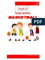 P.E Unit on Basketball Team Sports