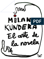 Kundera - El arte de la novela