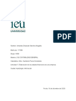 Elaboración de Los Estados Financieros de Una Empresa