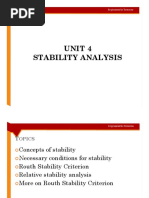 Unit 4 Stability Analysis