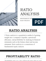 Ratio Analysis: Profitability Ratios Basic Finance