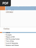 15IT302J DBMS Sessionwise Unit I 1