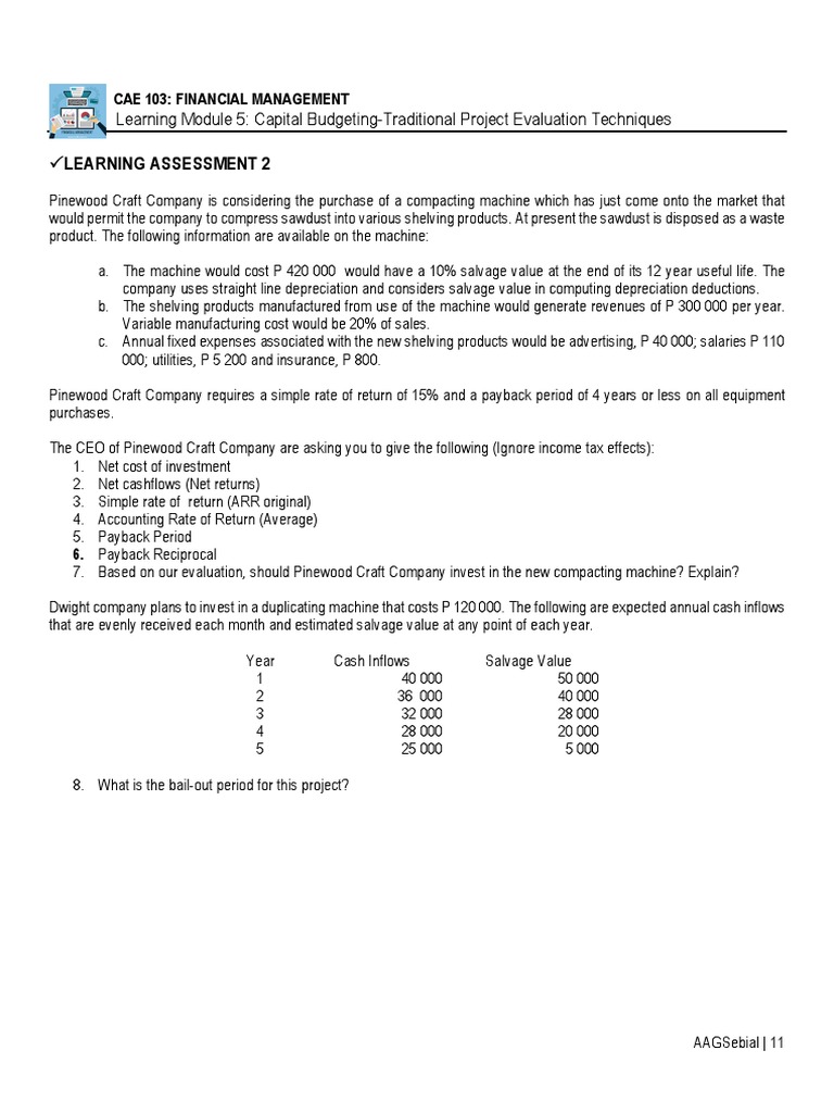 Capital Budgeting for Managers | PDF | Depreciation | Financial Accounting