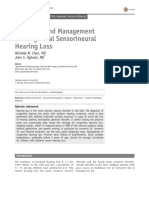 Diagnosis and Management of Congenital Sensorineural Hearing Loss