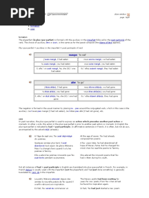 Le Plus-Que-Parfait PDF