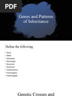 Genes and Patterns of Inheritance