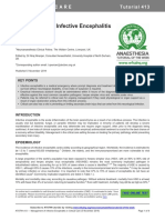 Management of Infective Encephalitis in Critical Care