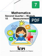 Mathematics: Measurement Second Quarter - Module 15