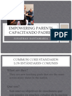 Empowering Parents Capacitando Padres: Jonathan Santamaria
