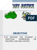 Military Justice.