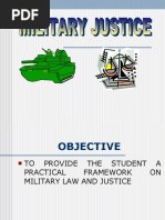 Military Justice.