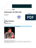 Greg Daniels: Dunderpedia: The Office Wiki