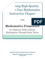 Supporting High-Quality Common Core Mathematics Instruction Chapter