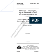 Licensed To Arun Kumar Das: Ceramic Tiles - Methods of Test, Sampling and Basis For Acceptance