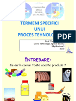 Termeni Specifici Unui Proces Tehnologic