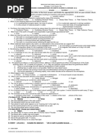 Periodic Exam (Earth - Sci.)