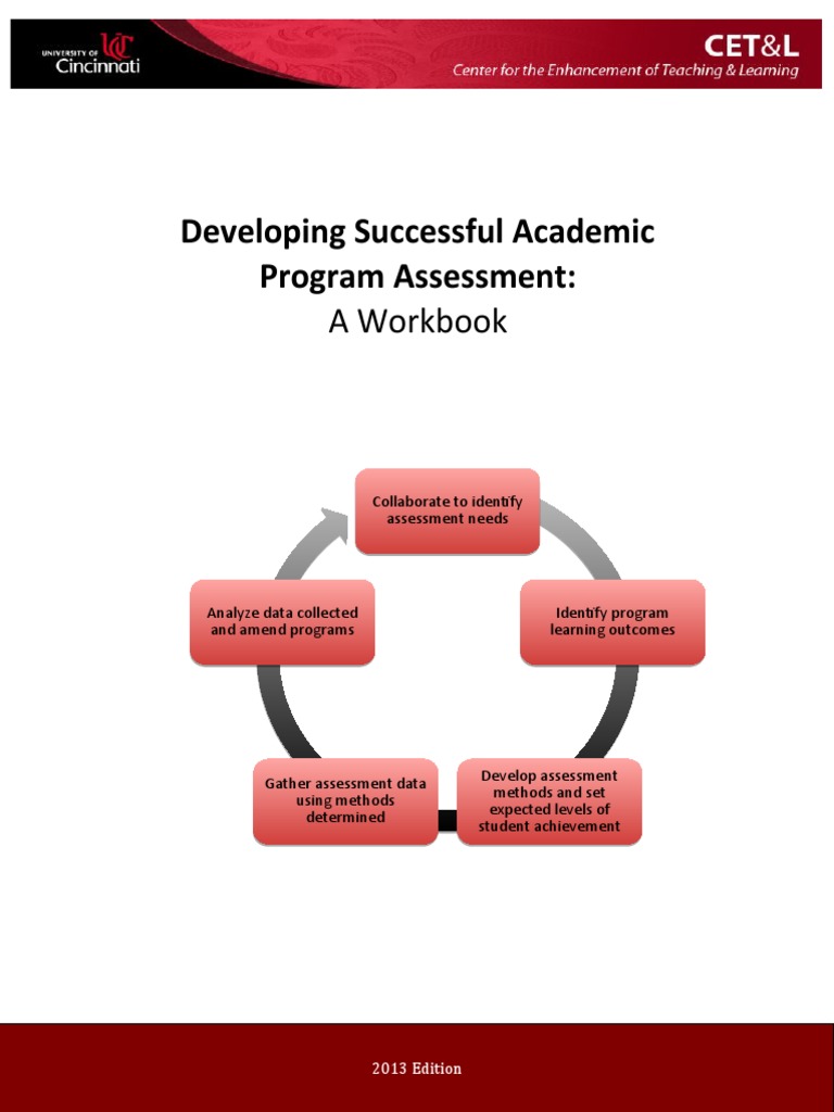 Academic Program Assessment Workbook | PDF | Educational Assessment ...