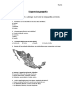 Diagnostico Geografía 4°