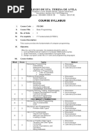 ITEC003 - Basic Programming (BSIT)