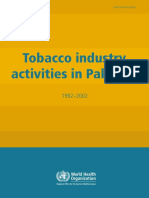 Tobacco Industry Activities in Pakistan: WHO-EM/TFI/055/E