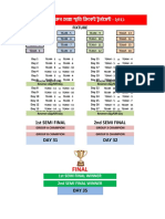 Final: 1St Semi Final 2Nd Semi Final