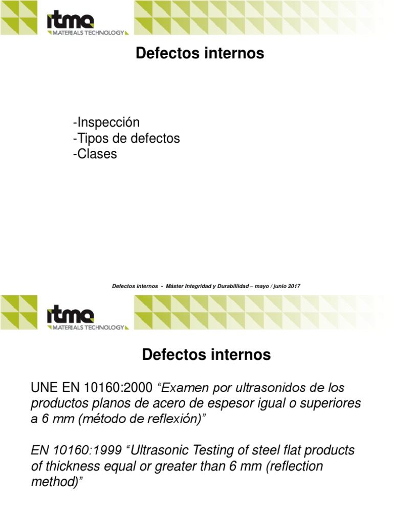 8-Defectos Internos PDF | PDF