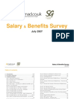 Salary Benefits Survey: July 2007