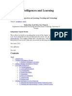 Multiple Intelligences and Learning Styles