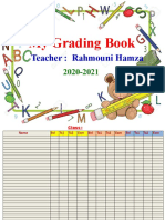 My Grading Book: Teacher: Rahmouni Hamza