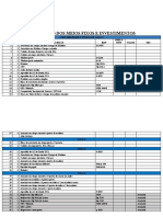 Inventário Dos Meios Fixos e Investimentos