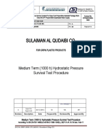 Sulaiman Al Qudaibi Co.: Medium Term (1000 H) Hydrostatic Pressure Survival Test Procedure