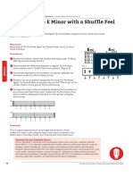 LESSON PLAN: E Minor With A Shuffle Feel: Objective