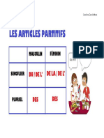 Les Articles Partitifs