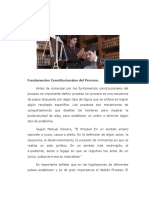 Fundamentos Constitucionales Del Proceso