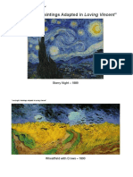 Van Gogh's Paintings Adapted in Loving Vincent
