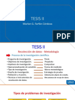 Tesis Ii: Marlon G. Farfán Córdova