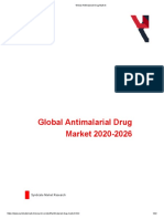 Global Antimalarial Drug Market 2020-2026: Print