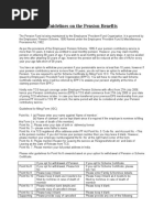 Artifact 6 - Guidelines For Filling The Pension Form