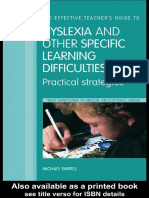 Learning Difficulties Dyslexia Pracical Guide PDF