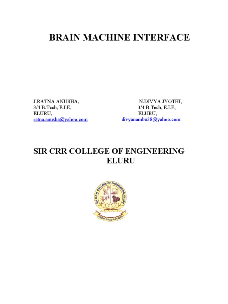 Brain Machine Inter | PDF | Brain | Nervous System