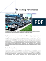 Google HR Training & Performance