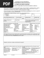 Construction Accident Report Form