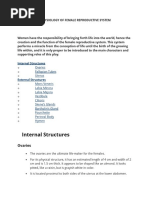 ANATOMY AND PHYSIOLOGY OF FEMALE REPRODUCTIVE SYSTEM