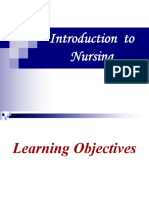 Introduction to Nursing: Roles, Settings and Standards
