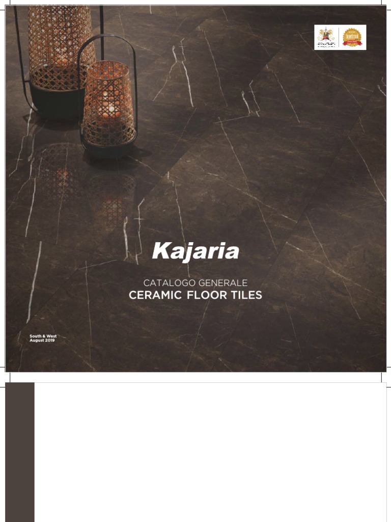 Kajaria Ceramic Floor Tiles Catalogue | PDF | Roof | Heat Transfer