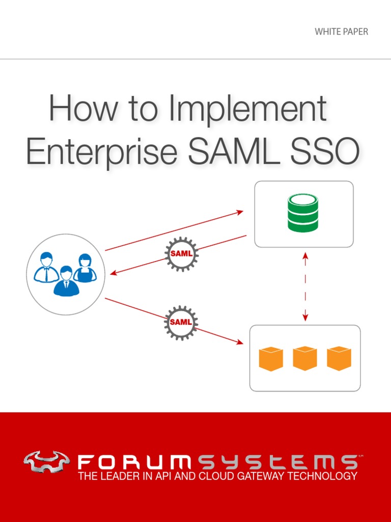 How To Implement Enterprise SAML SSO | PDF | Computer Network Security ...