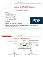 Introduction To CMOS Design: Dr. Paul D. Franzon