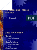Processes and Process Variables