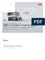 ABB in The Solar Inverter Space: Enabling The Digital Grid With A Renewing Solution Portfolio