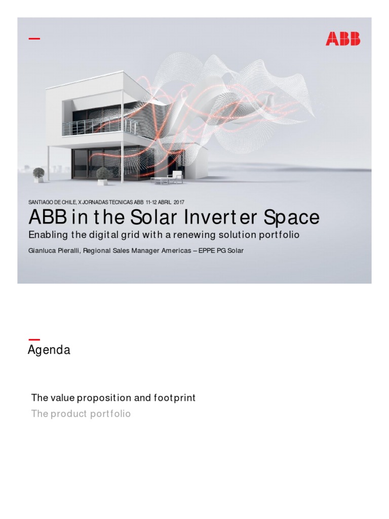ABB Solar Inverter Solutions Overview | PDF | Power Inverter ...